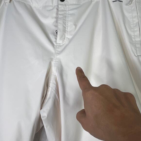 The North Face W Sally Pants Women XXXL Long Length White DryVent Ski Snow - Picture 10 of 16